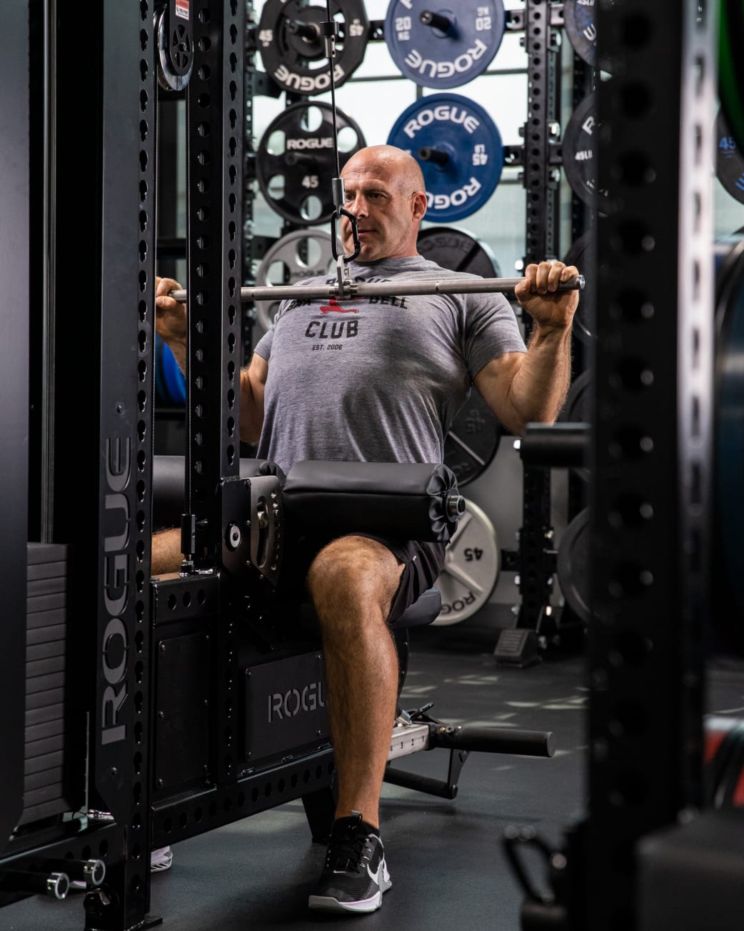 Rogue Stainless Straight Lat Bar Rogue Fitness Canada